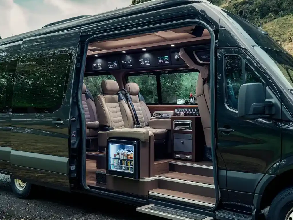 Corporate group travel service vehicle in Washington DC