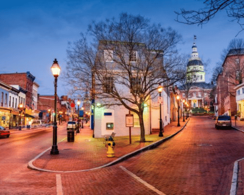 Historic downtown Annapolis