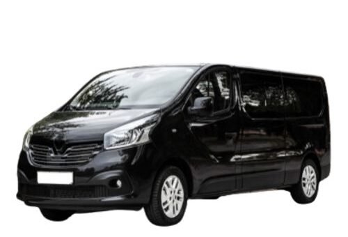 Spacious black van