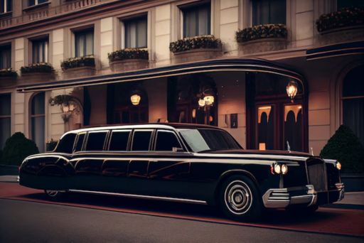 Luxury Black Limousine