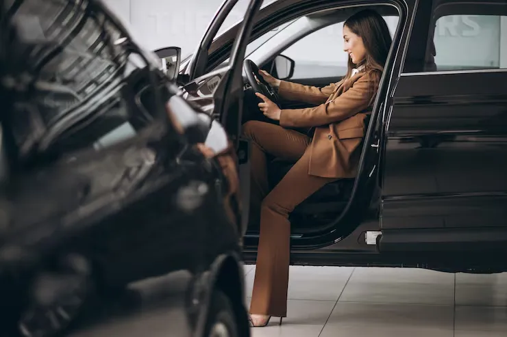 Elegant stretch limo ready for airport transfer in Rockville Maryland