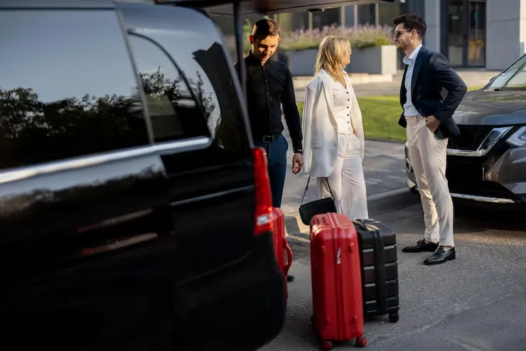 Elegant sedan providing airport transfer service in Annapolis