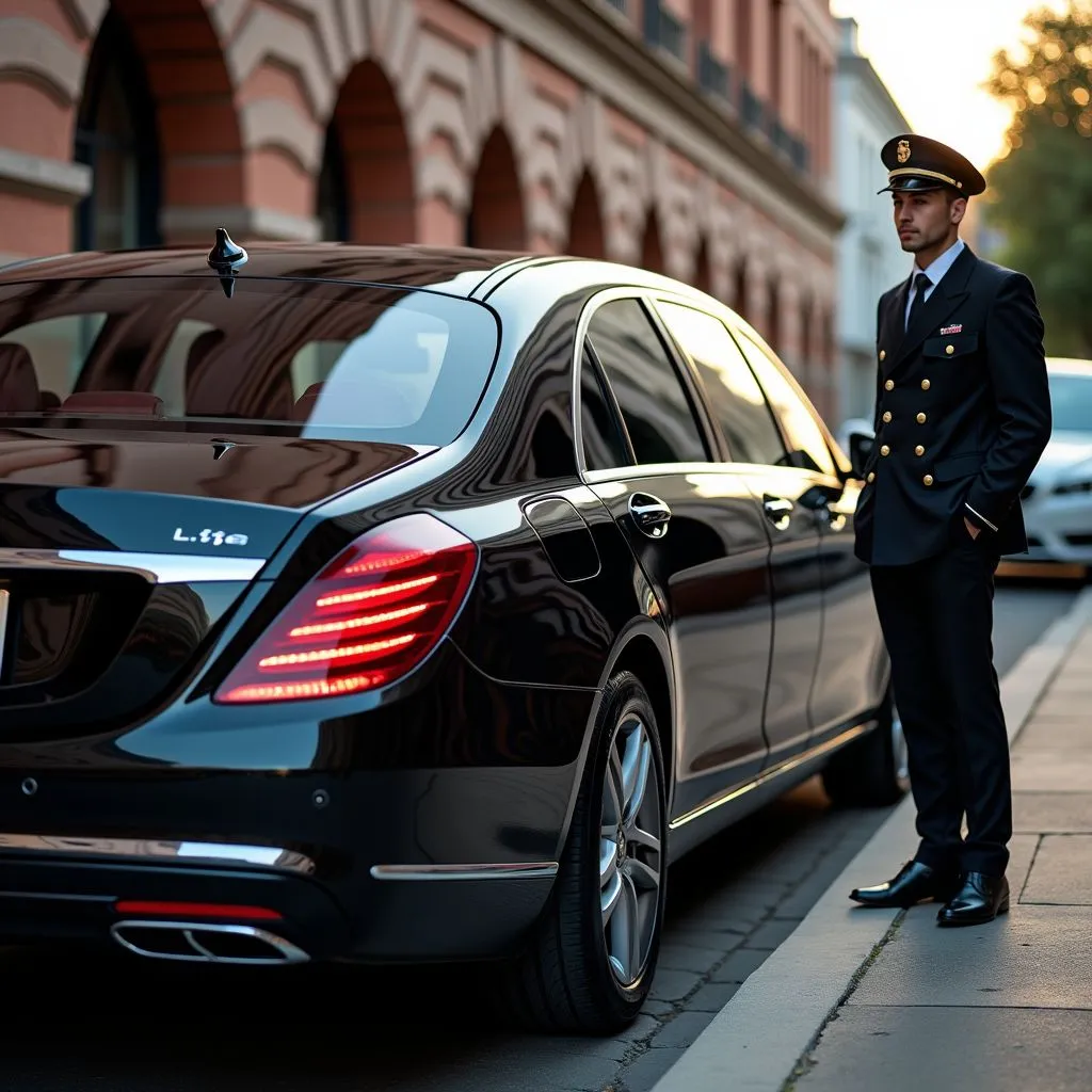 Elegant sedan providing airport transfer service in Annapolis