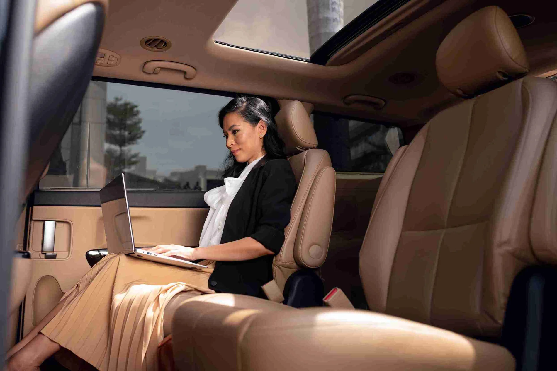 comfort in luxury transportation
