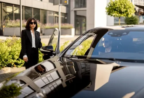 Luxury car interior with comfortable leather seating in Annapolis