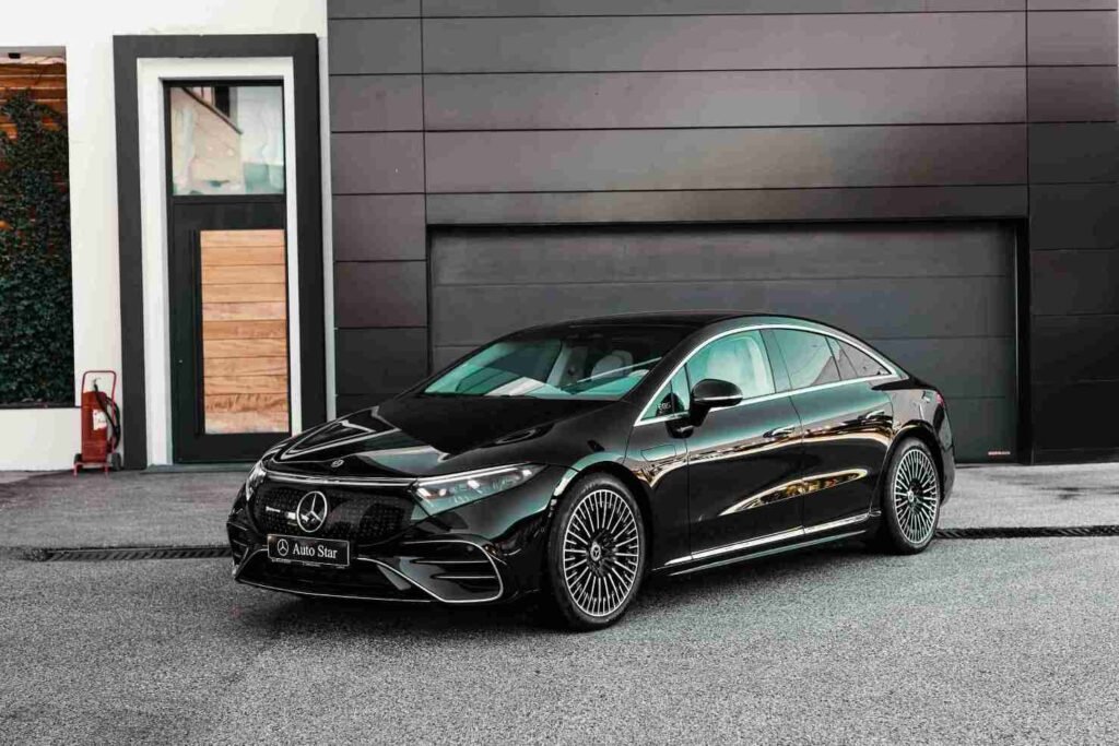 Professional chauffeur assisting client with luggage in Columbia MD