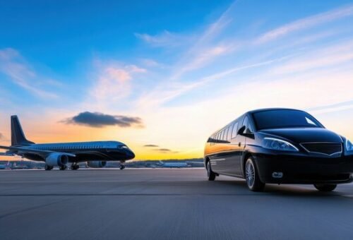 Corporate traveler arriving with chauffeur service in Montgomery County