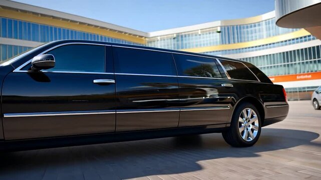 Spacious limo interior with premium leather seats in PG County MD