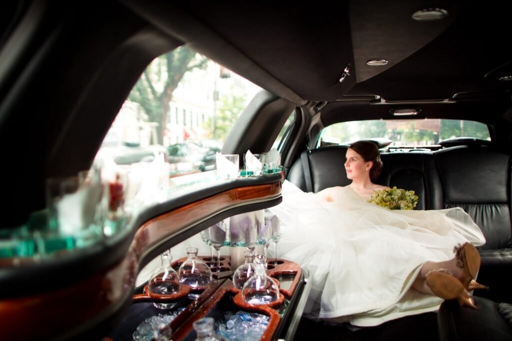 How Do Wedding Chauffeurs Handle Dress & Bouquet Care?