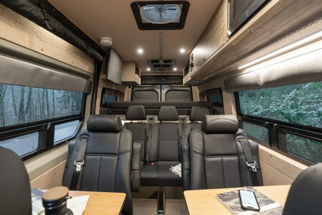 Sprinter Van seating Plan