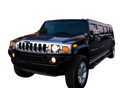 Black Hummer SUV